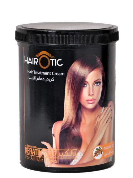 Hairotic Argan Oil Hair Treatment Cream - 1000ml for Silky, Healthy Hair