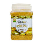 Active Plus Foot & Body Bath Salts Gold Dust - 3Kg: Luxurious Relaxation & Skin Softening