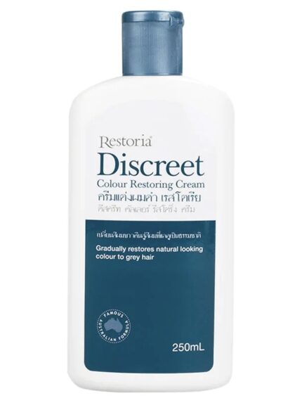Restoria Discreet Colour Restoring Cream: 250ml for Natural Hair Color Restoration