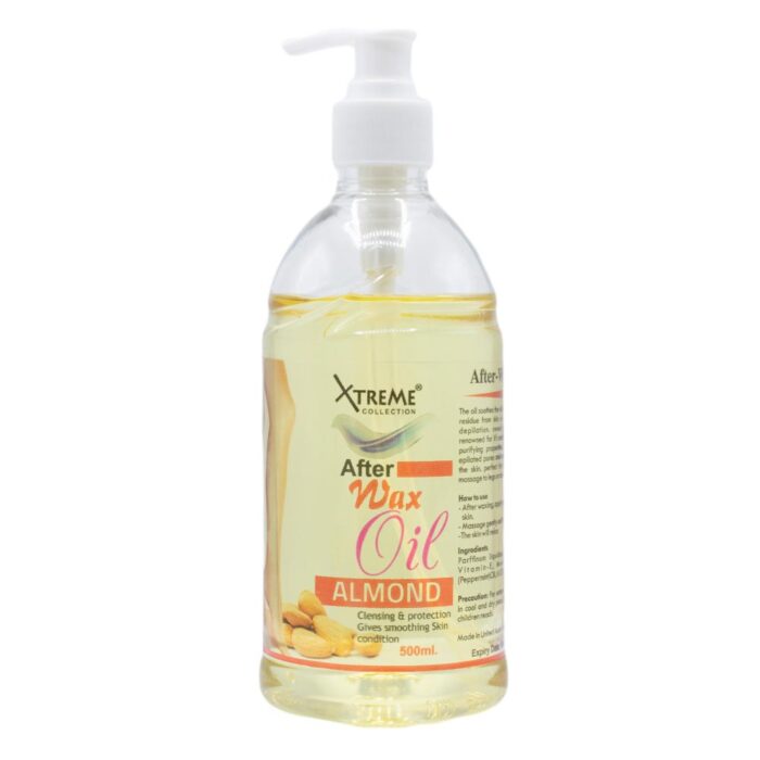 Xtreme After Wax Oil Almond - Soothing & Moisturizing, 500ml - Image 1