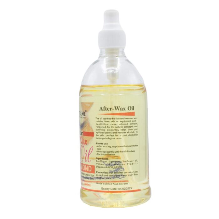 Xtreme After Wax Oil Almond - Soothing & Moisturizing, 500ml - Image 2