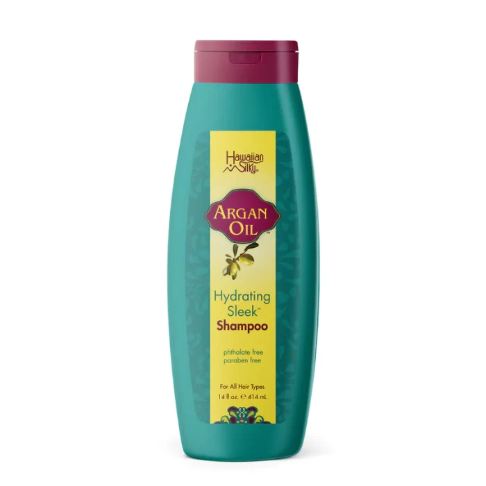 Hawaiian Silky Argan Oil Shampoo: Hydrating & Sleek Hair, 414ml - Image 1