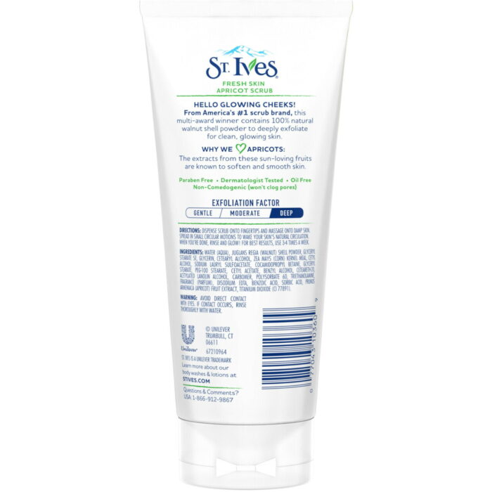 St. Ives Apricot Face Scrub: Exfoliate & Reveal Fresh Skin (170g) - Image 3