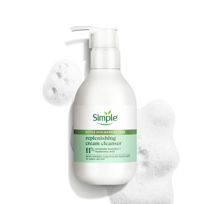 Simple Replenishing Skin Barrier Cream Cleanser - 150ml - Image 1