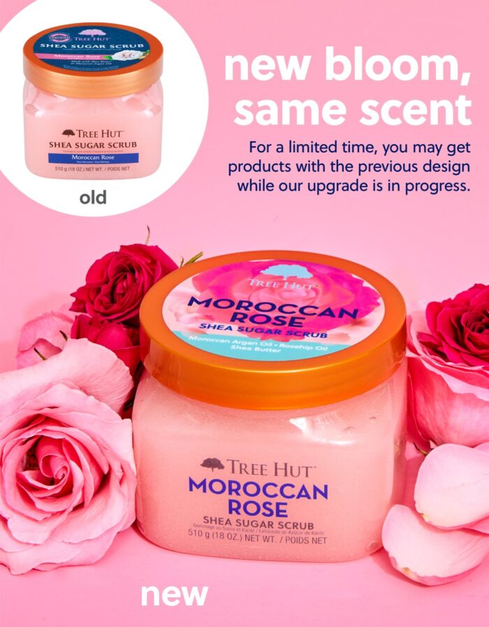 Moroccan Rose & Shea Sugar Scrub: Exfoliate & Hydrate for Silky Skin - Image 3
