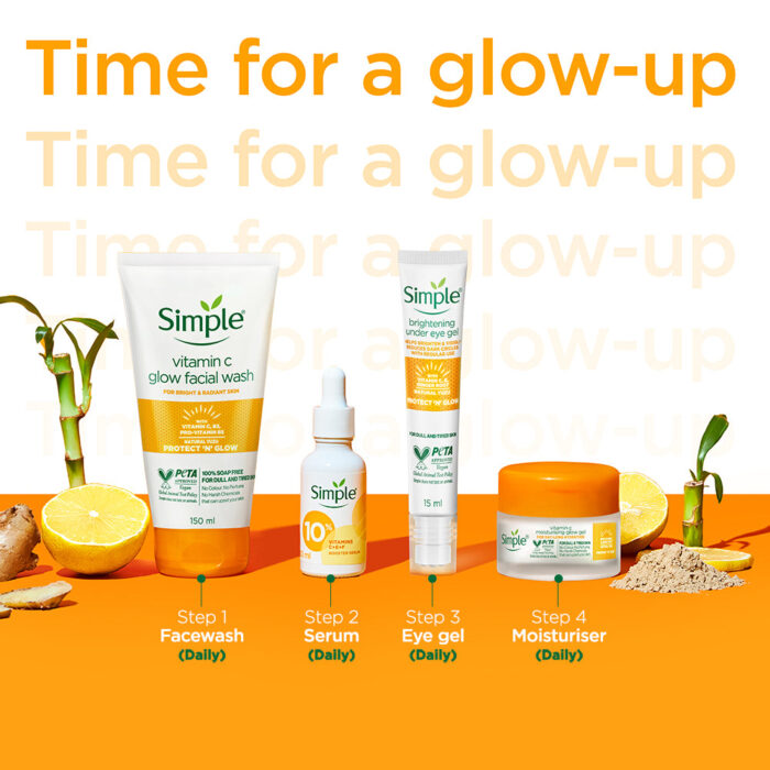 Simple Radiant Glow Vitamin C Clay Scrub: Exfoliate & Brighten Skin - Image 9
