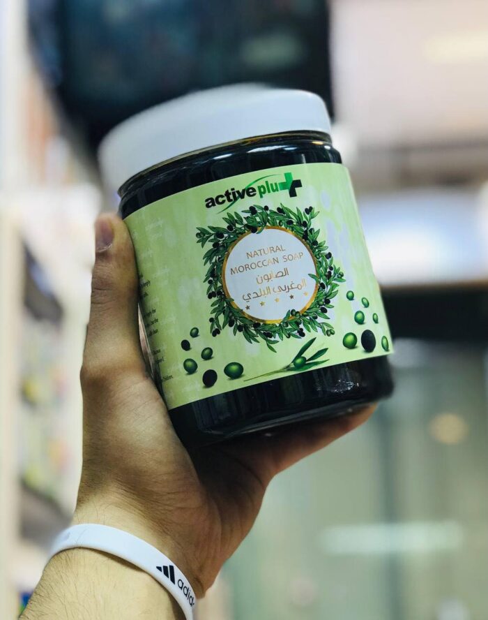 Active Plus Natural Moroccan Soap - 1000ml: Gentle Cleansing & Nourishing Skin - Image 4