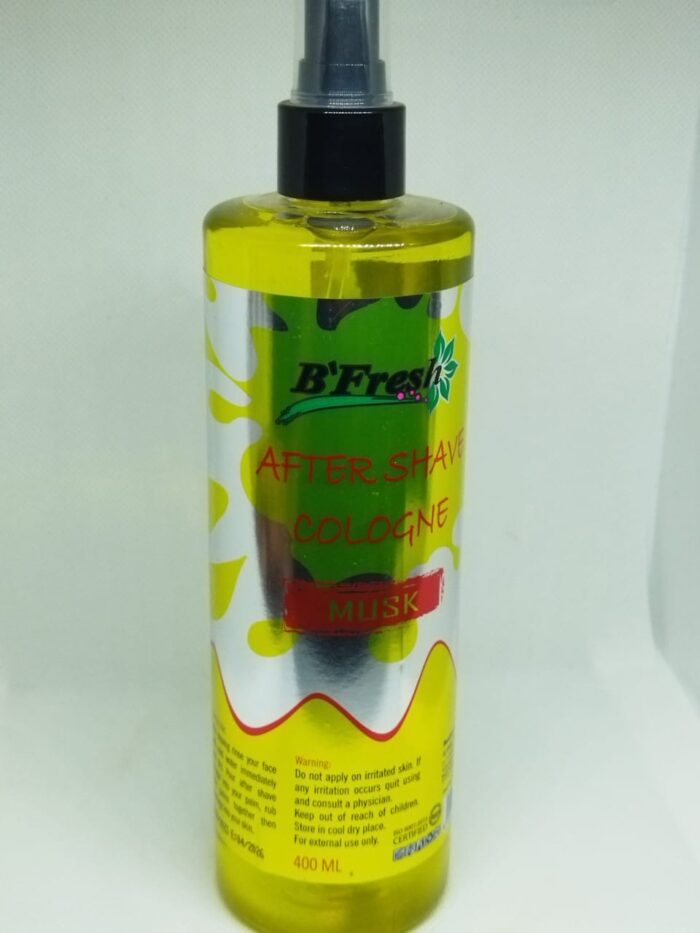 B'Fresh After Shave Cologne Musk: Fresh, Masculine Scent for Men - Image 1