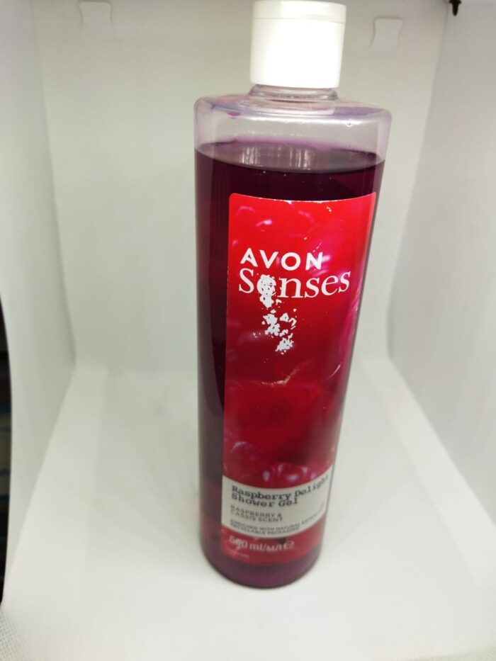 Avon Senses Raspberry Delight Shower Gel: Refreshing & Fruity Shower Experience - Image 2