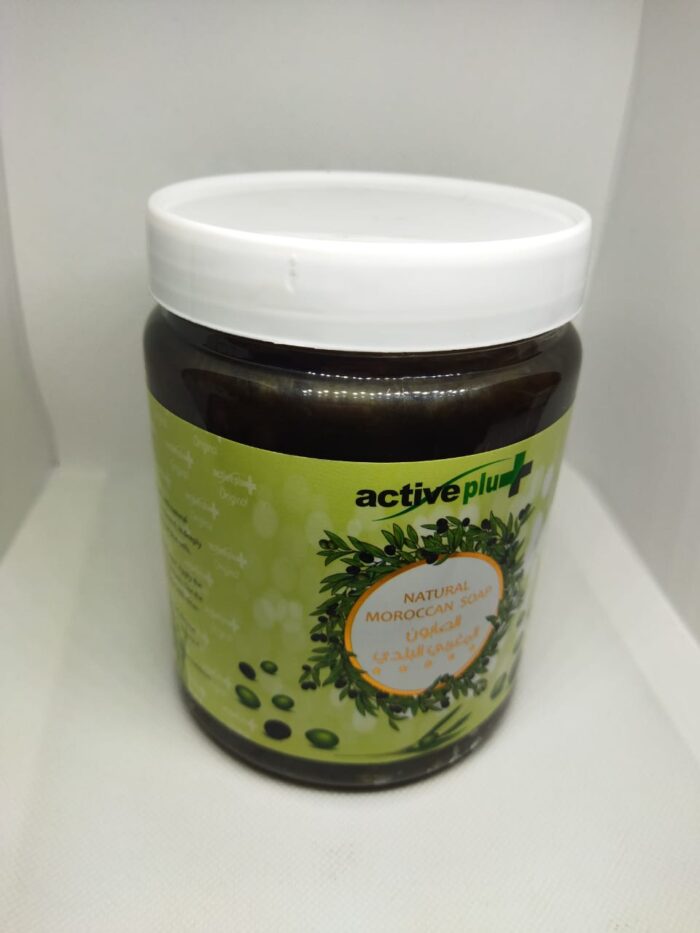 Active Plus Natural Moroccan Soap - 1000ml: Gentle Cleansing & Nourishing Skin - Image 2