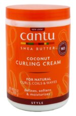 Cantu Shea Butter – Coconut Curling Cream (709g) | For Defined for Soft Curls