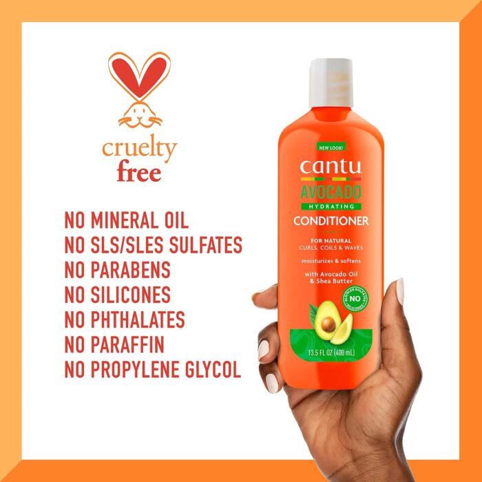 Cantu Avocado Conditioner for Dry Hair - 400ml - Image 6