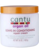 Cantu Argan Oil Leave-In Hair Repair Cream - Deep Hydration & Damage Control (453g) - Image 5