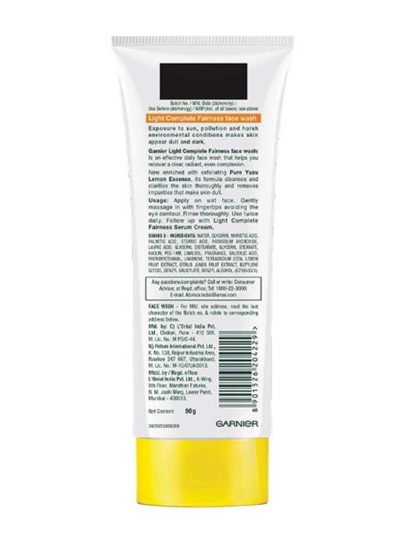 fast bright face wash 50ml 1