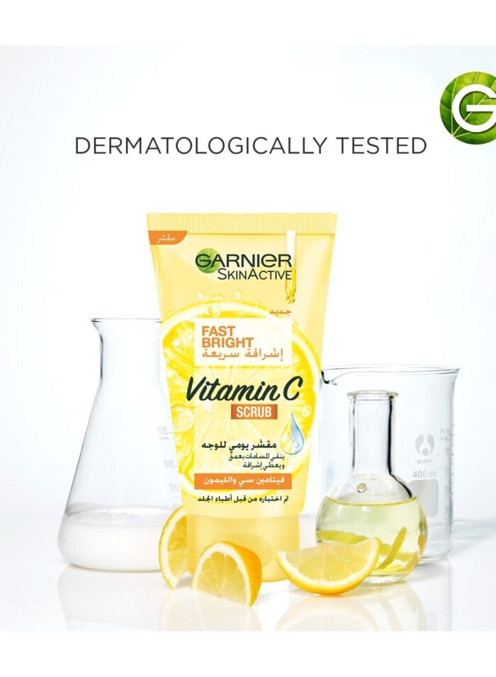 Garnier Radiant Skin Daily: Vitamin C Brightening Scrub (150ml) - Image 6
