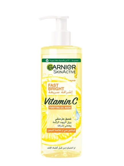 Garnier Brighten & Purify: Vitamin C Gel Wash (400ml)
