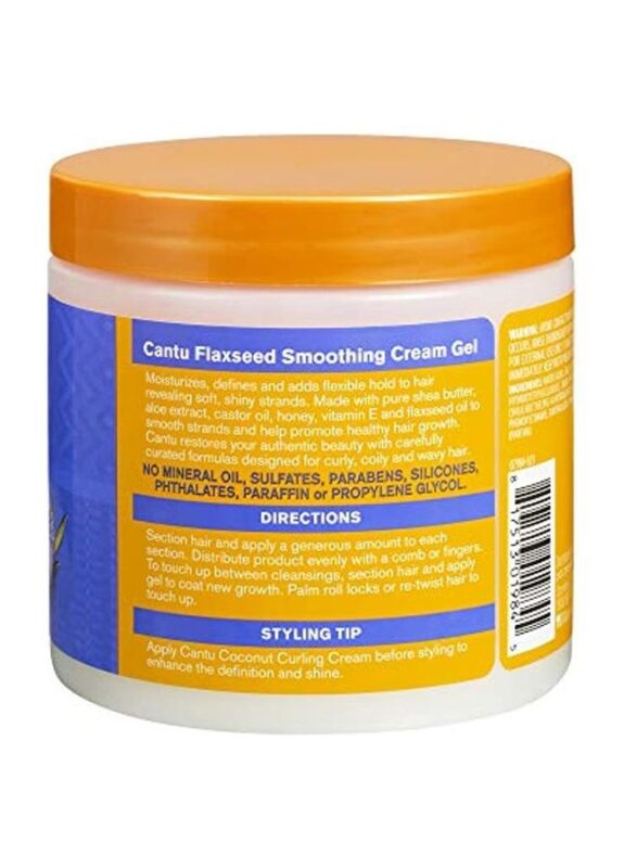 flaxseed smoothing cream gel white 453grams 1