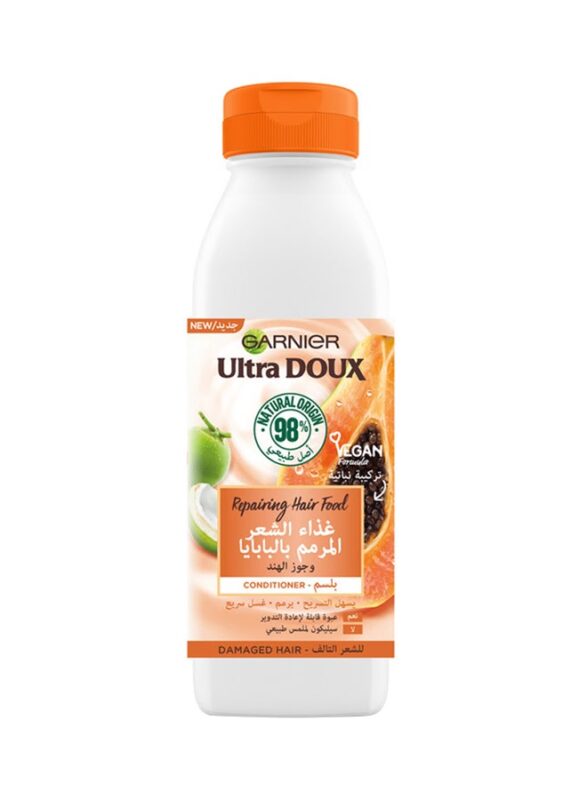 hair food repairing papaya ultra doux conditioner for damaged hair 350ml