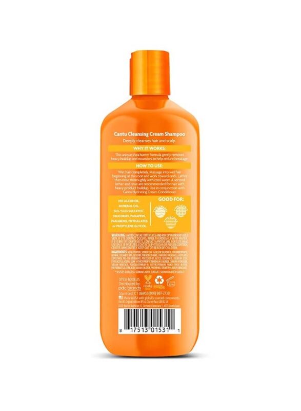 shea butter cleansing cream shampoo 400ml 1