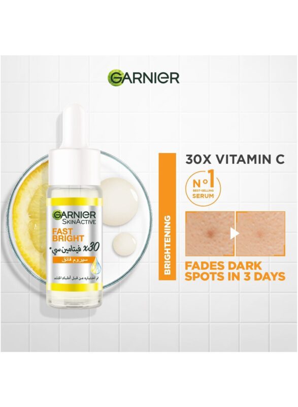 skin active fast bright 30x vitamin c booster serum 15 ml 1