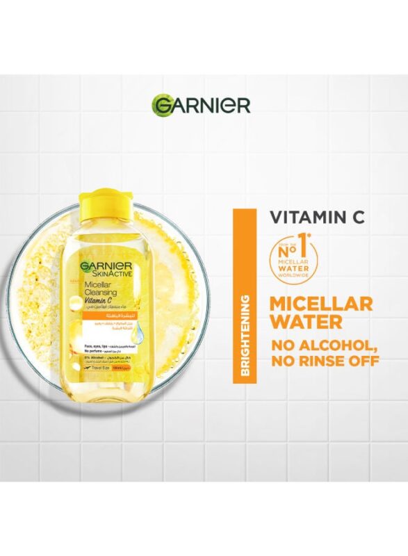 skin active micellar cleansing water vitamin c 100 ml 1