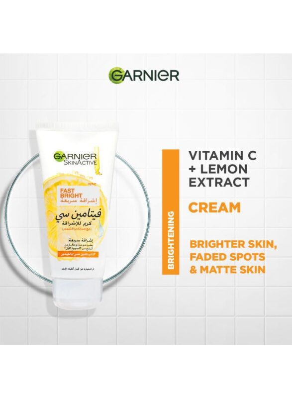 skinactive fast bright day cream with 3x vitamin c and lemon 50ml 1