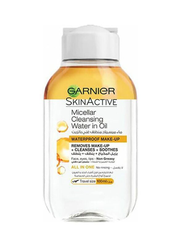 skinactive micellar cleansing water in oil white