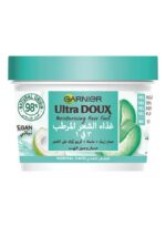 Garnier Ultra Doux Aloe Vera 3-in-1 Hair Food for Normal Hair: Moisturizing & Free Scrunchy - Image 2